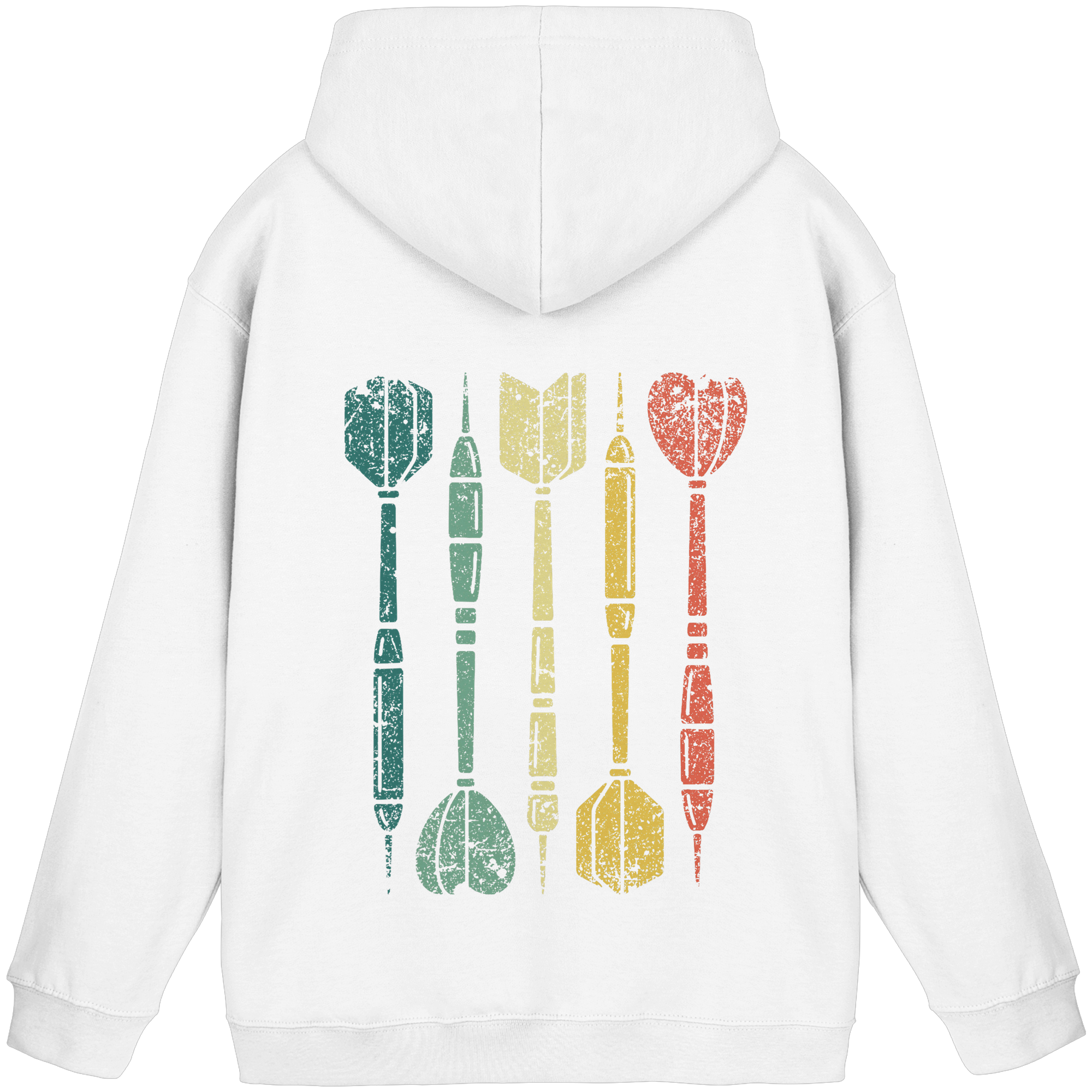 Dartpfeile Mehrfarbig - Unisex Hoodie