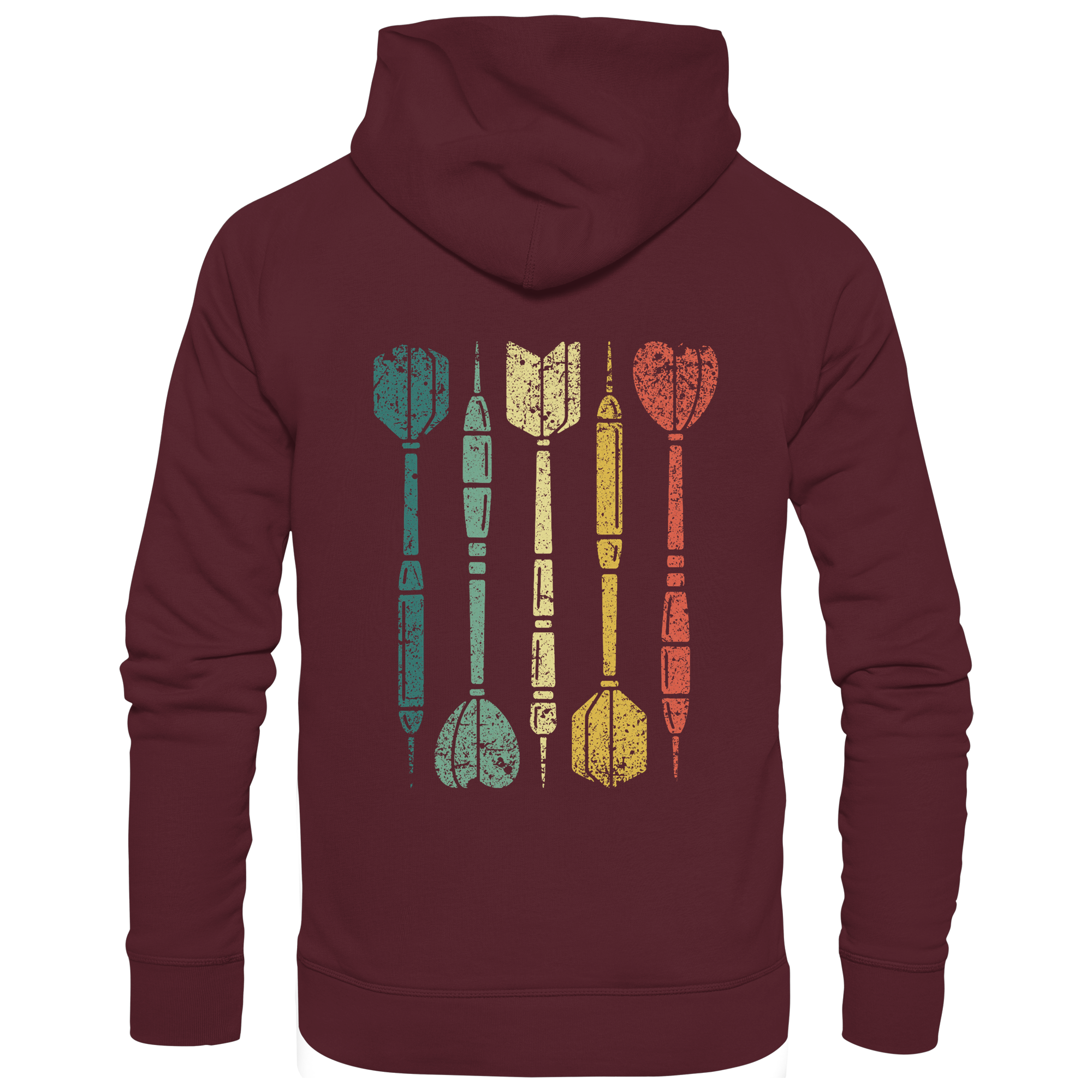 Dartpfeile Mehrfarbig - Unisex Hoodie