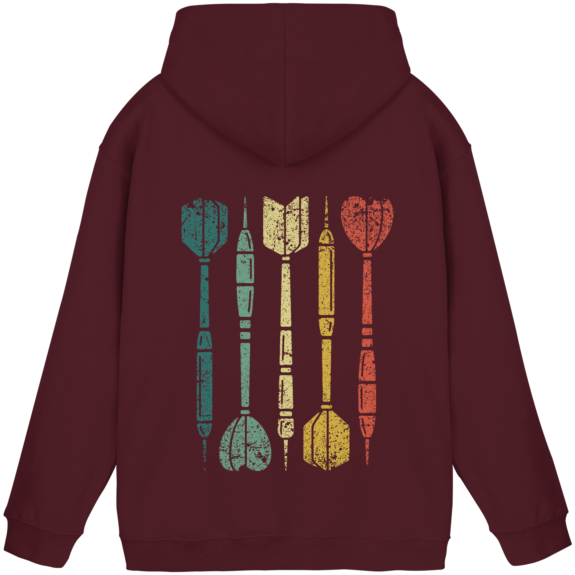 Dartpfeile Mehrfarbig - Unisex Hoodie