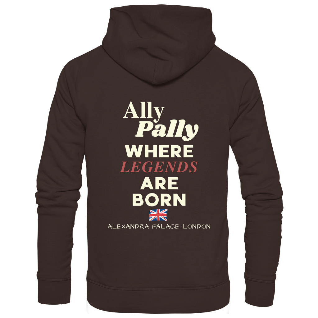 Ally Pally where Legends are born - Basic Unisex Hoodie