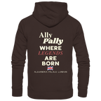Ally Pally where Legends are born - Basic Unisex Hoodie