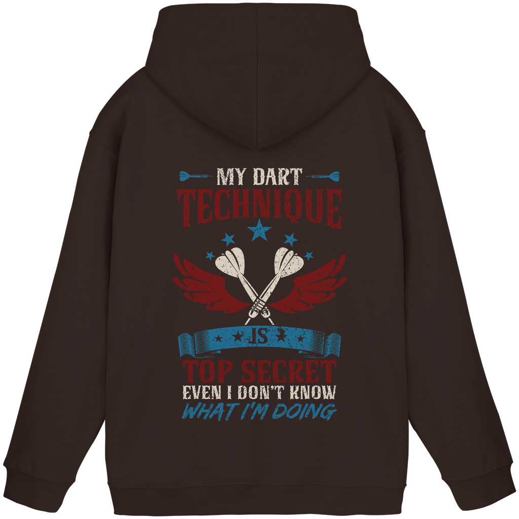 My Dart Technique is top Secret - Unisex Hoodie