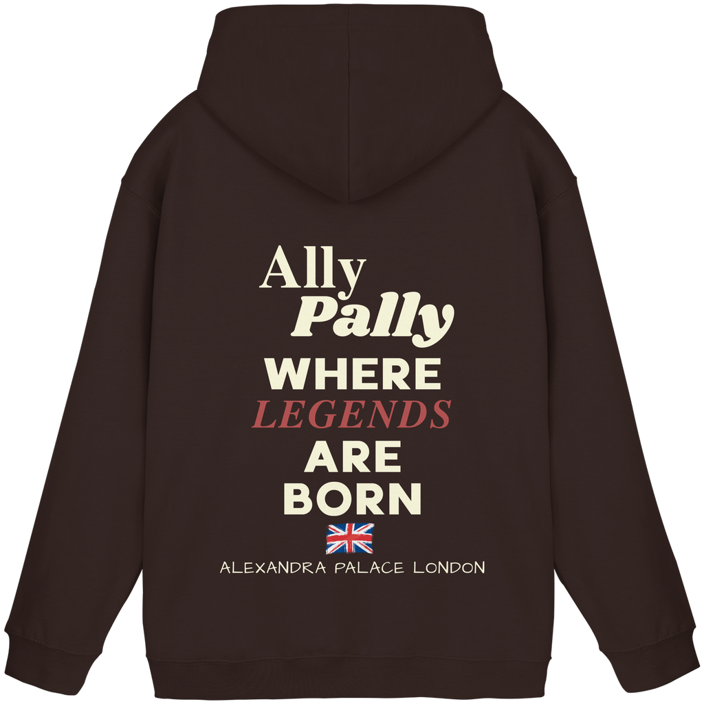 Ally Pally where Legends are born - Basic Unisex Hoodie