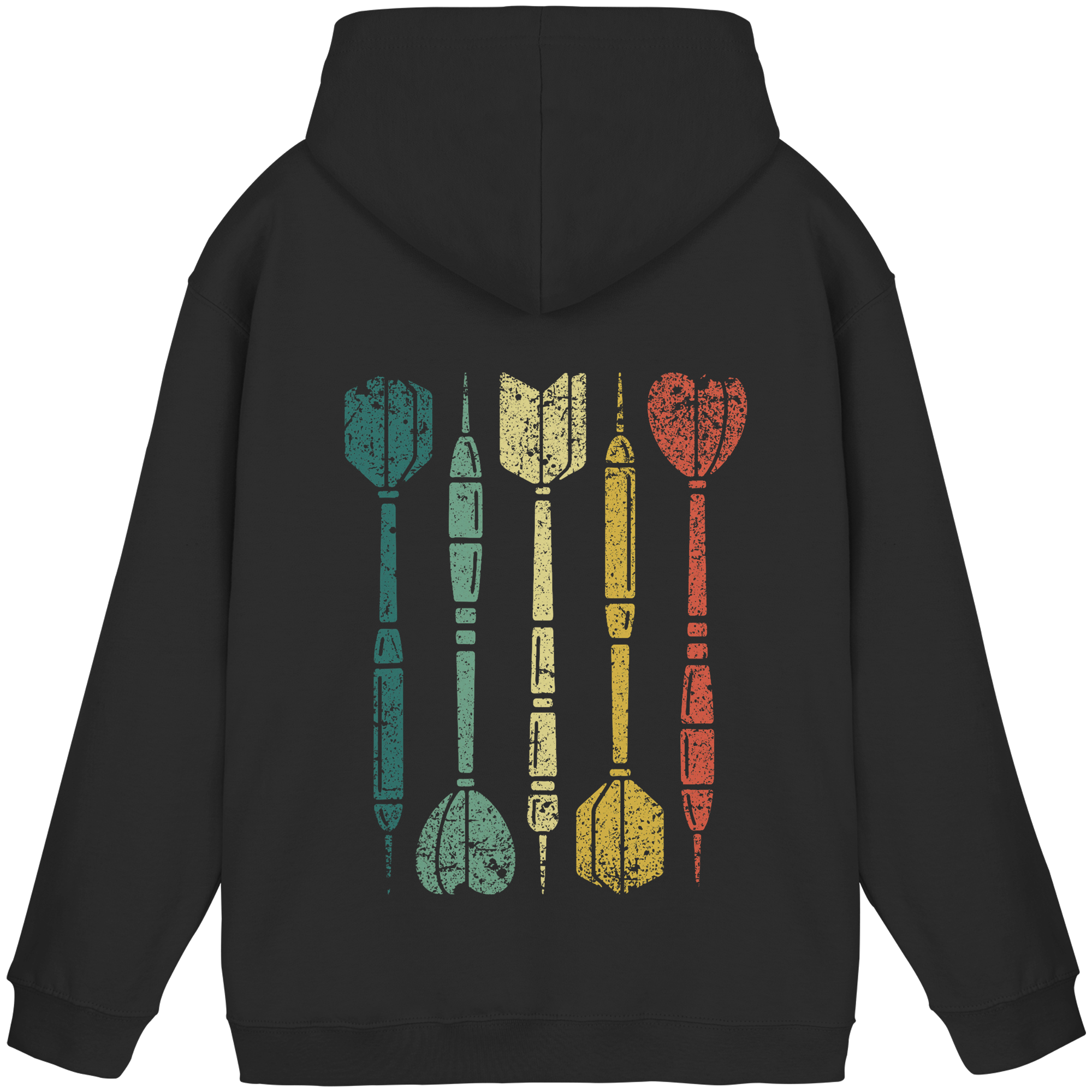Dartpfeile Mehrfarbig - Unisex Hoodie