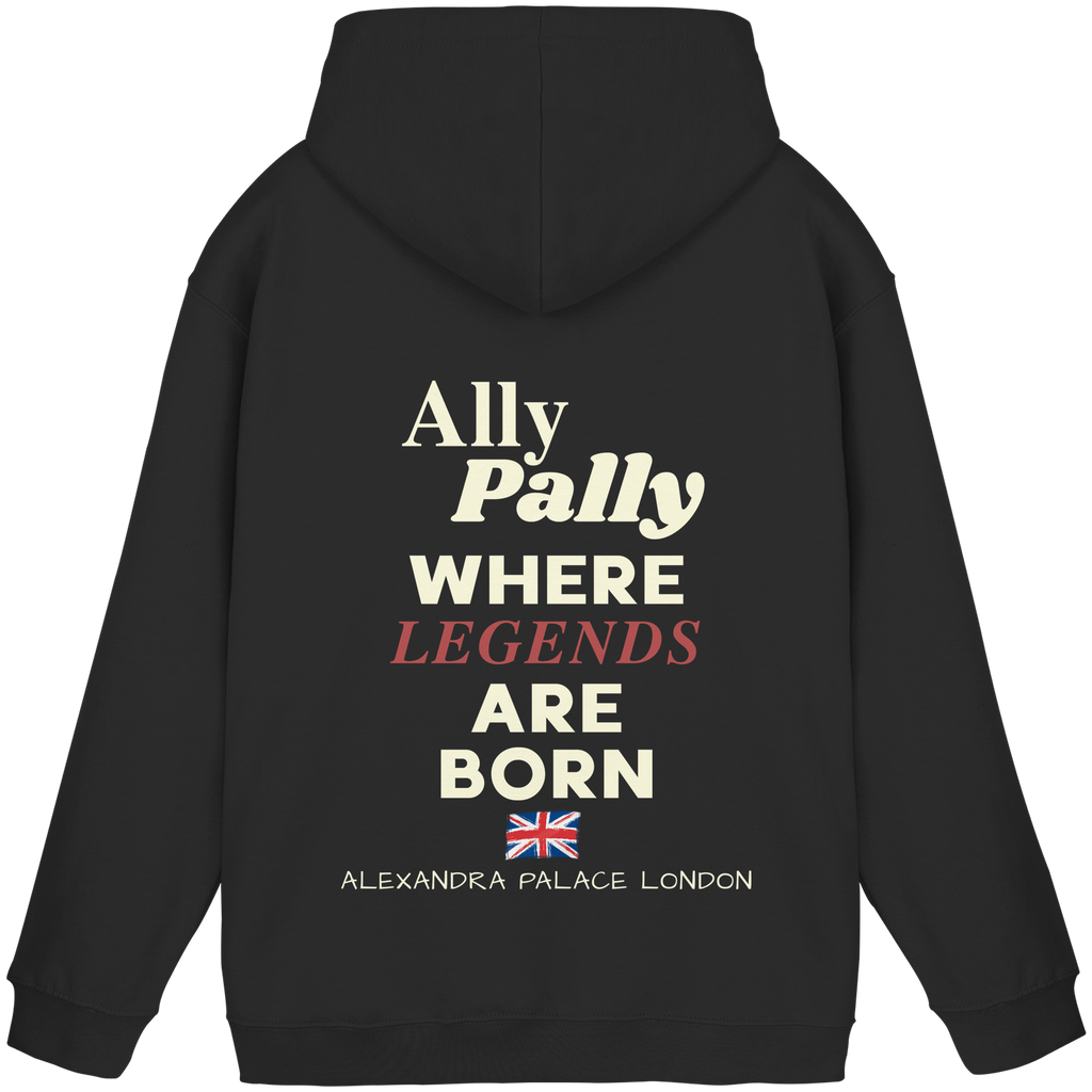 Ally Pally where Legends are born - Basic Unisex Hoodie