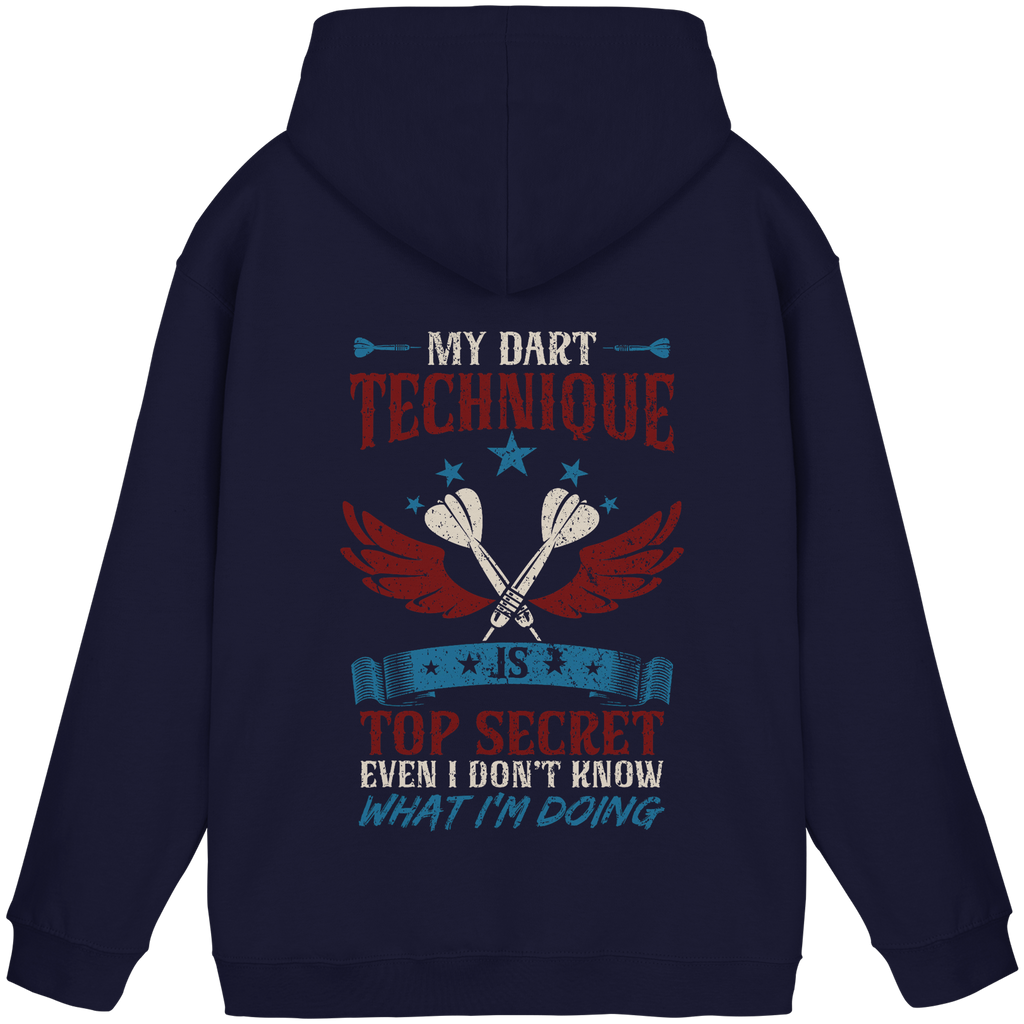 My Dart Technique is top Secret - Unisex Hoodie