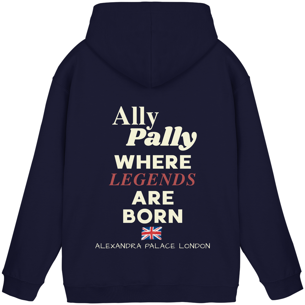 Ally Pally where Legends are born - Basic Unisex Hoodie