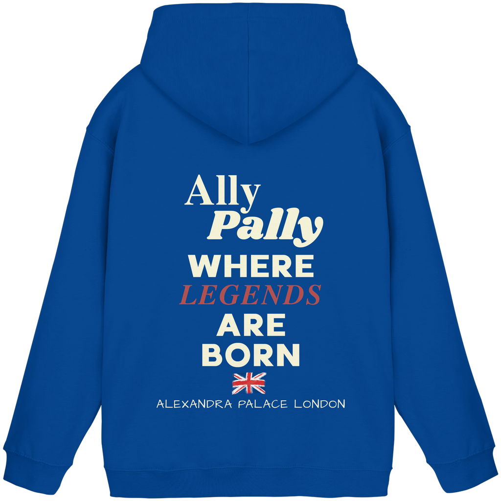 Ally Pally where Legends are born - Basic Unisex Hoodie