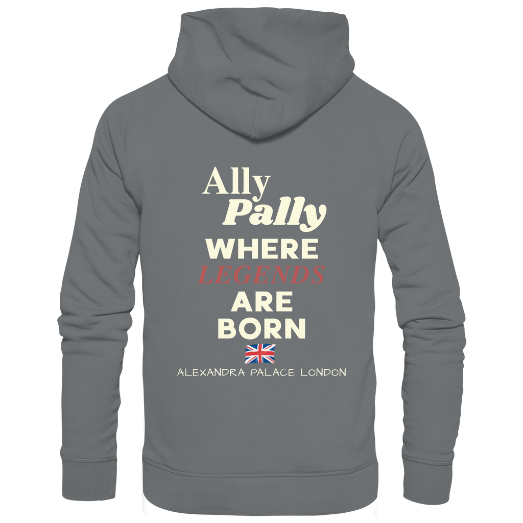 Ally Pally where Legends are born - Basic Unisex Hoodie