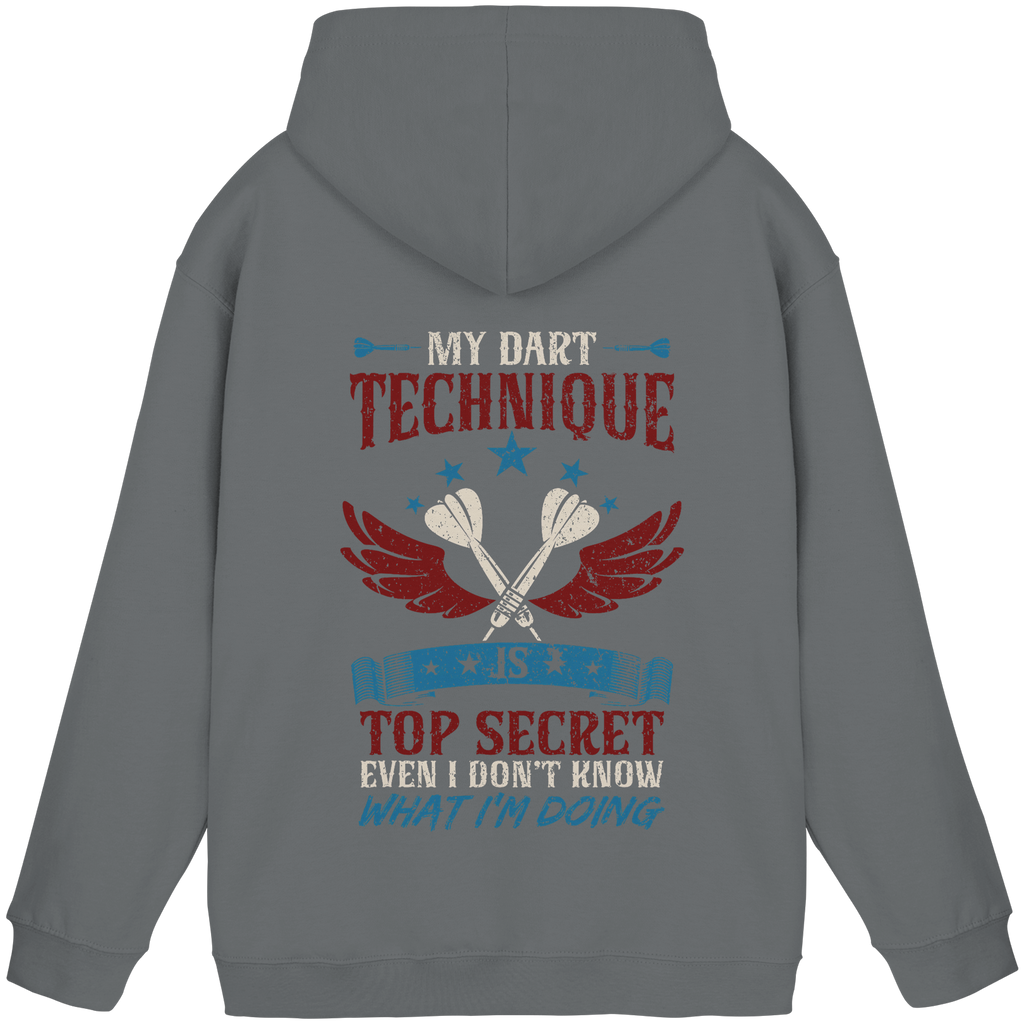 My Dart Technique is top Secret - Unisex Hoodie