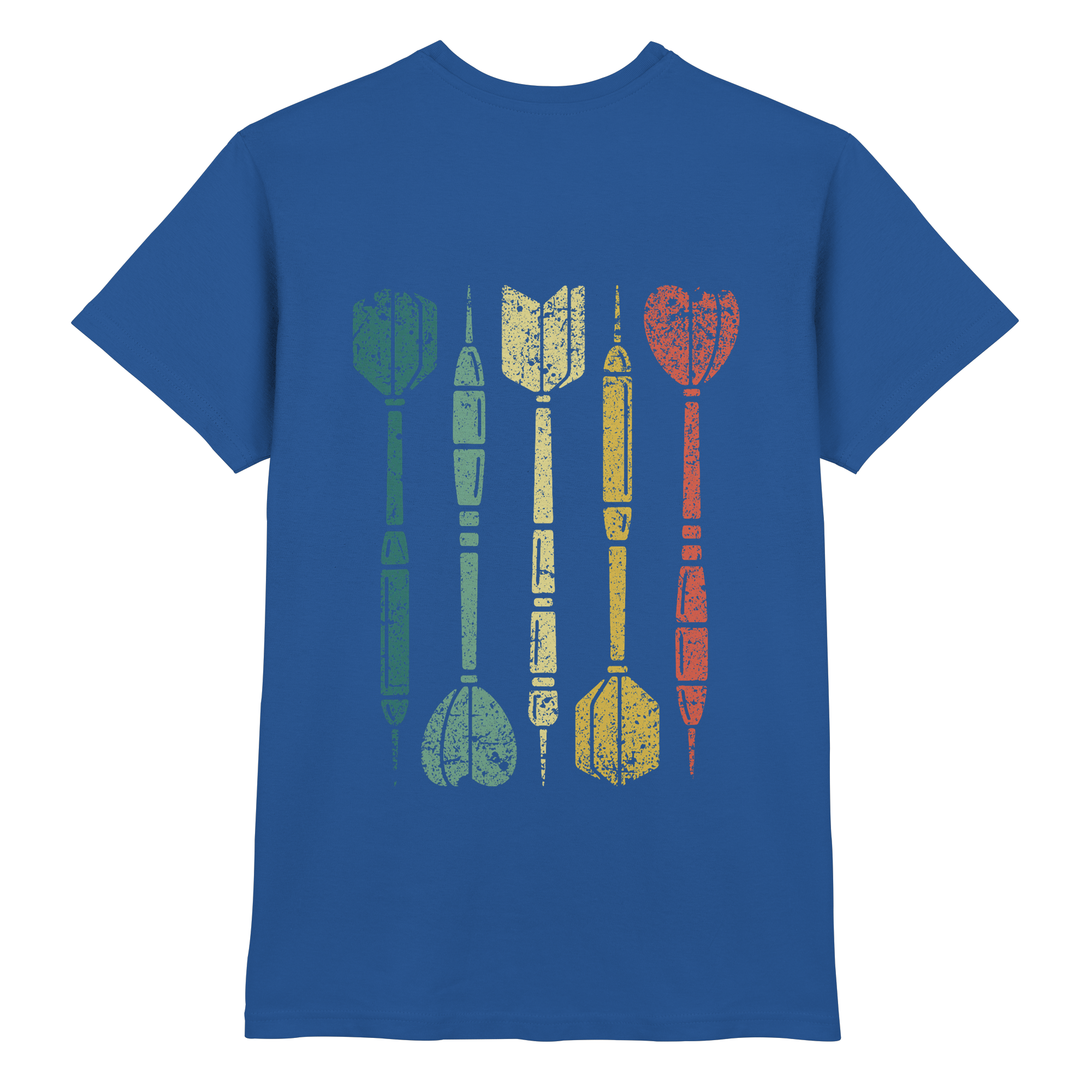 Dartpfeile mehrfarbig Backprint - T-Shirt