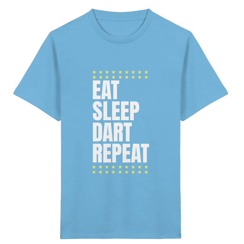 Eat Sleep Dart Repeat - Kids  T-Shirt