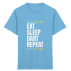 Eat Sleep Dart Repeat - Kids  T-Shirt
