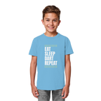 Eat Sleep Dart Repeat - Kids  T-Shirt