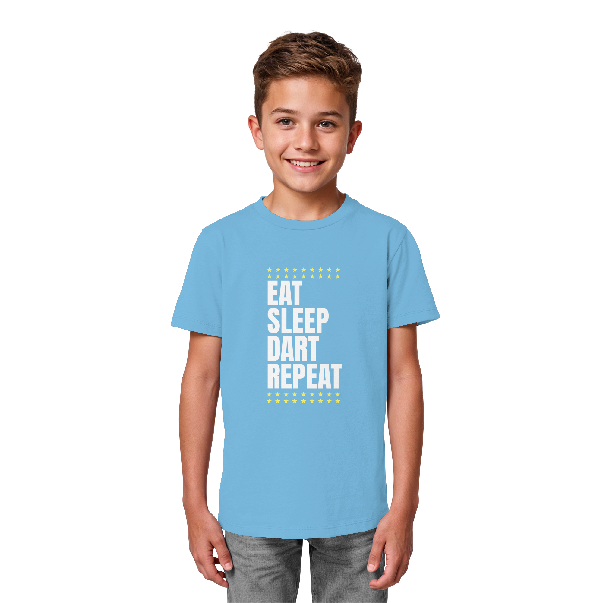 Eat Sleep Dart Repeat - Kids  T-Shirt