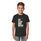 Eat Sleep Dart Repeat - Kids  T-Shirt