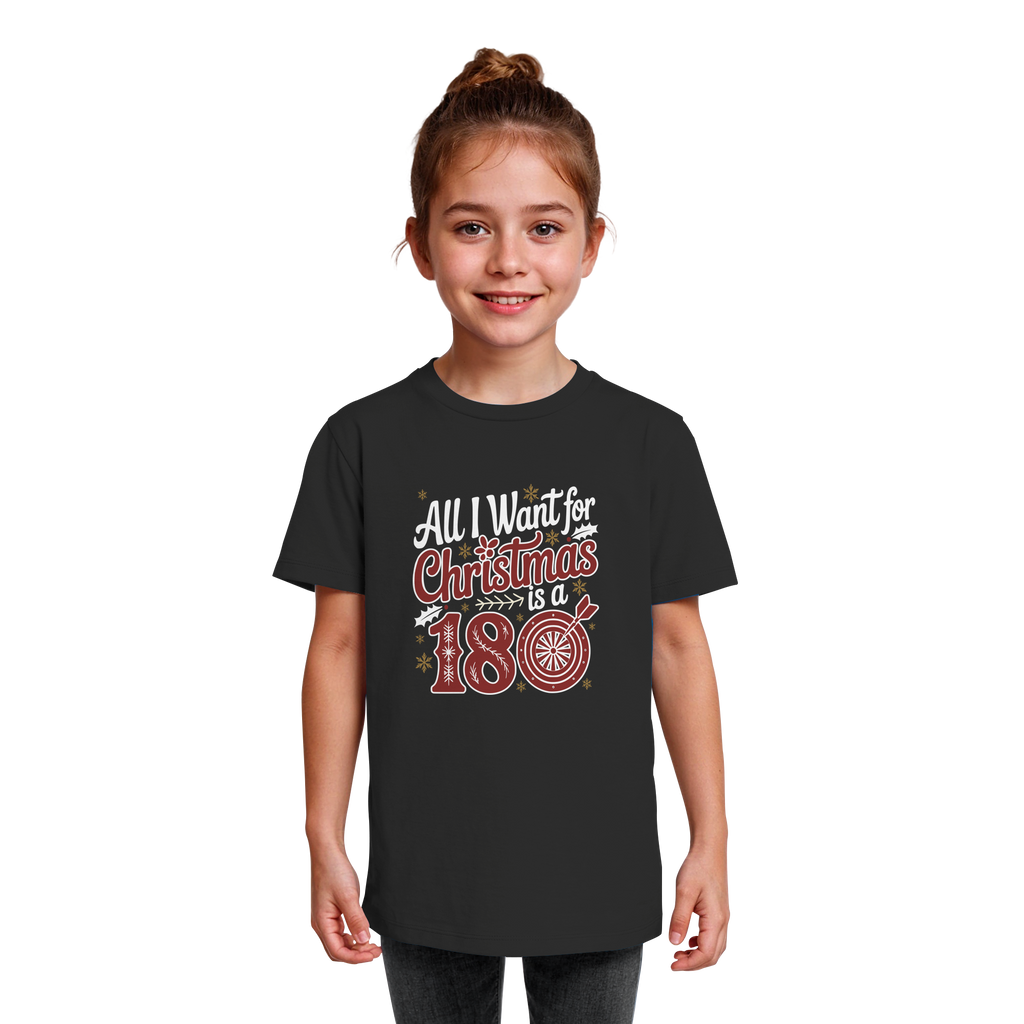 All i want for Christmas is a 180 - Kids  T-Shirt