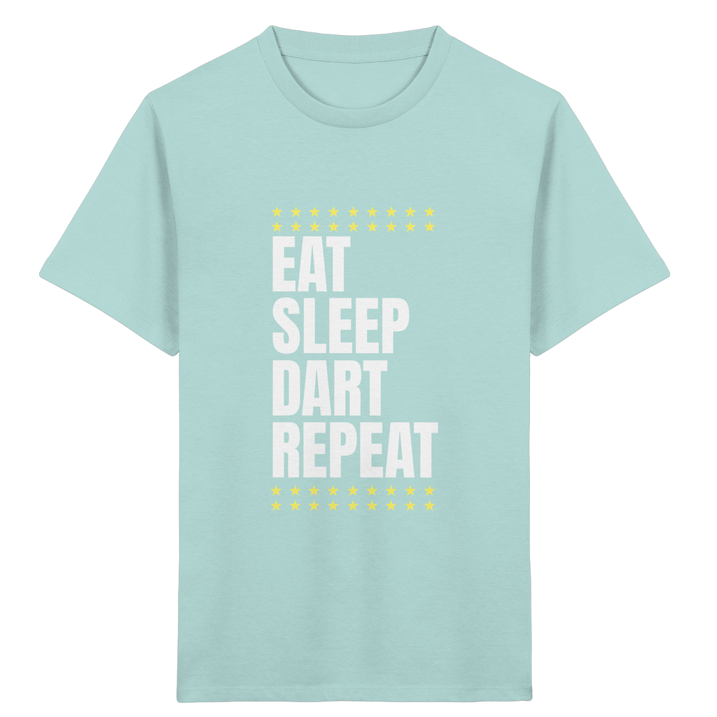 Eat Sleep Dart Repeat - Kids  T-Shirt