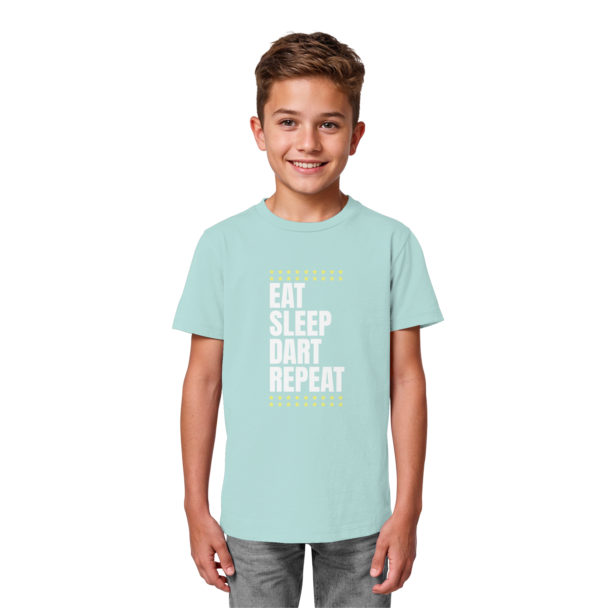 Eat Sleep Dart Repeat - Kids  T-Shirt