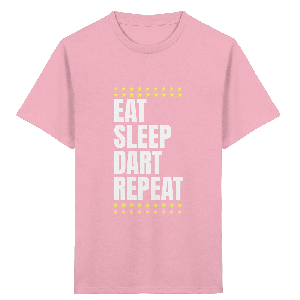 Eat Sleep Dart Repeat - Kids  T-Shirt