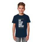 Eat Sleep Dart Repeat - Kids  T-Shirt