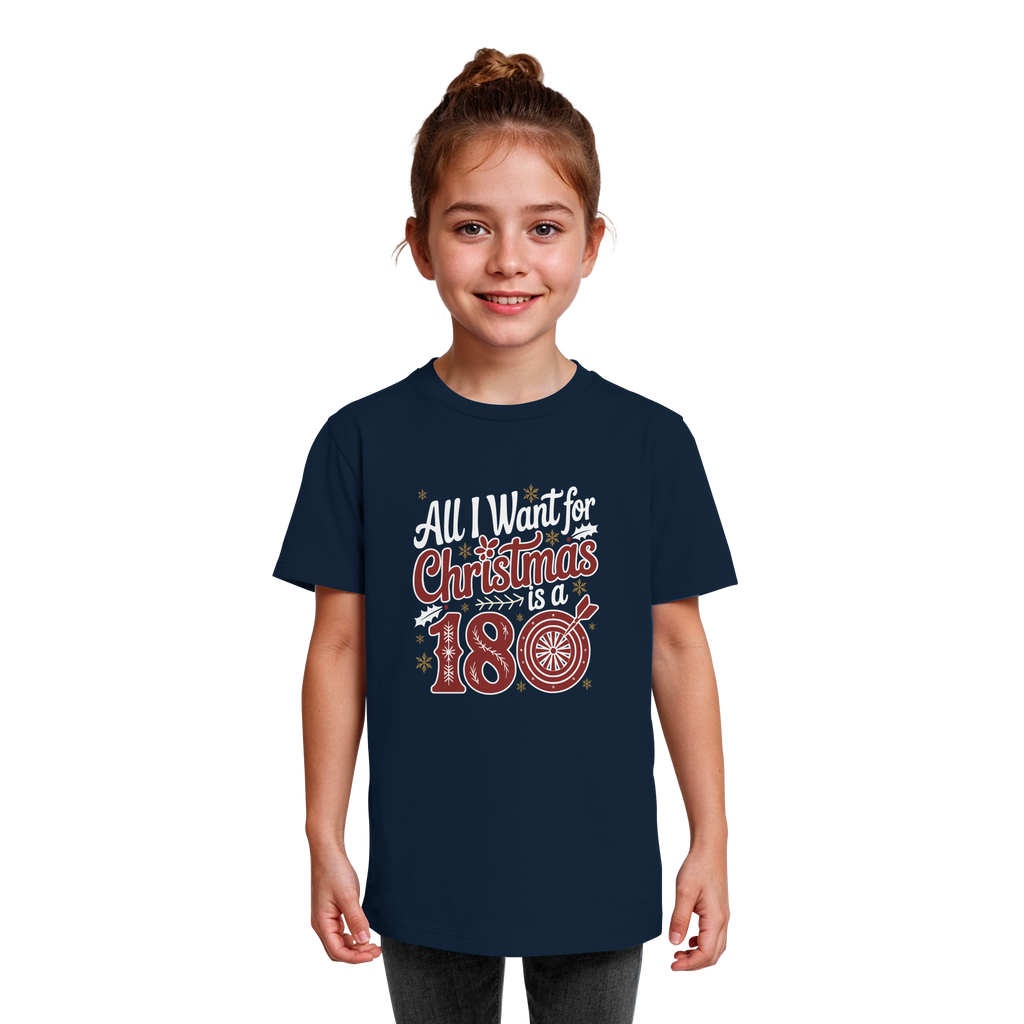 All i want for Christmas is a 180 - Kids  T-Shirt