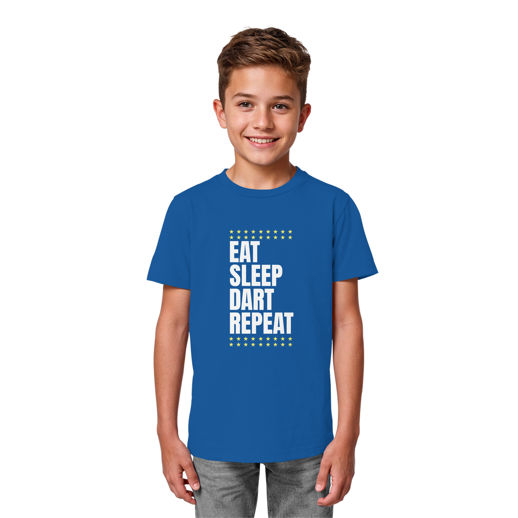 Eat Sleep Dart Repeat - Kids  T-Shirt